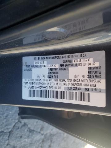 Photo 11 VIN: 3MZBM1V75FM223663 - MAZDA 3 TOURING 