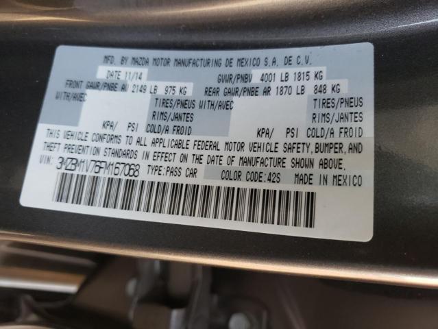 Photo 9 VIN: 3MZBM1V76FM167068 - MAZDA 3 TOURING 