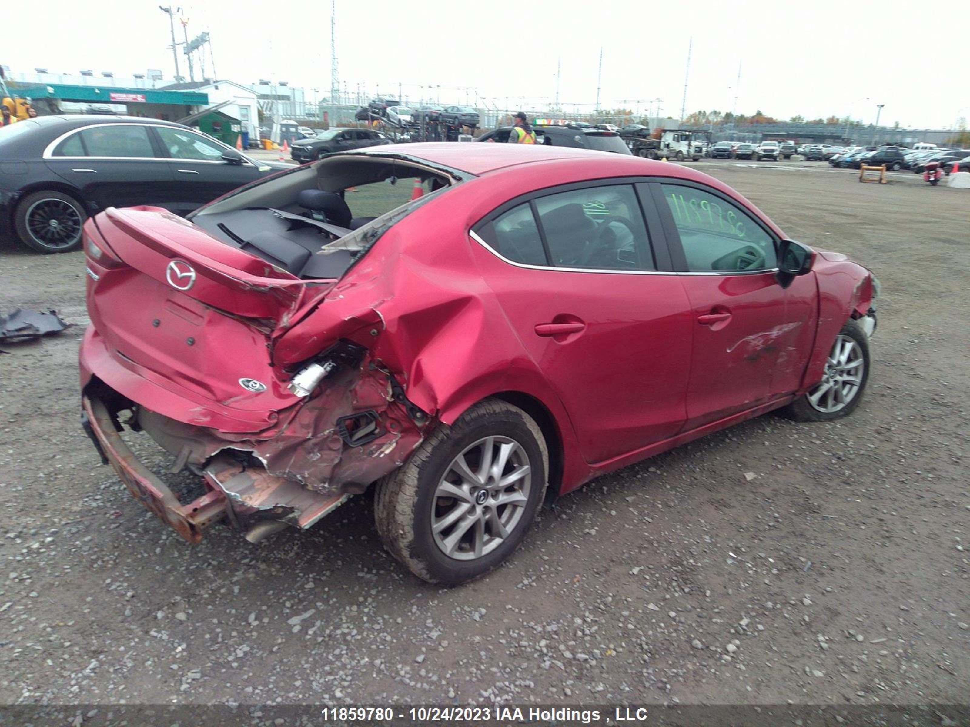 Photo 3 VIN: 3MZBM1V77EM109839 - MAZDA 3 