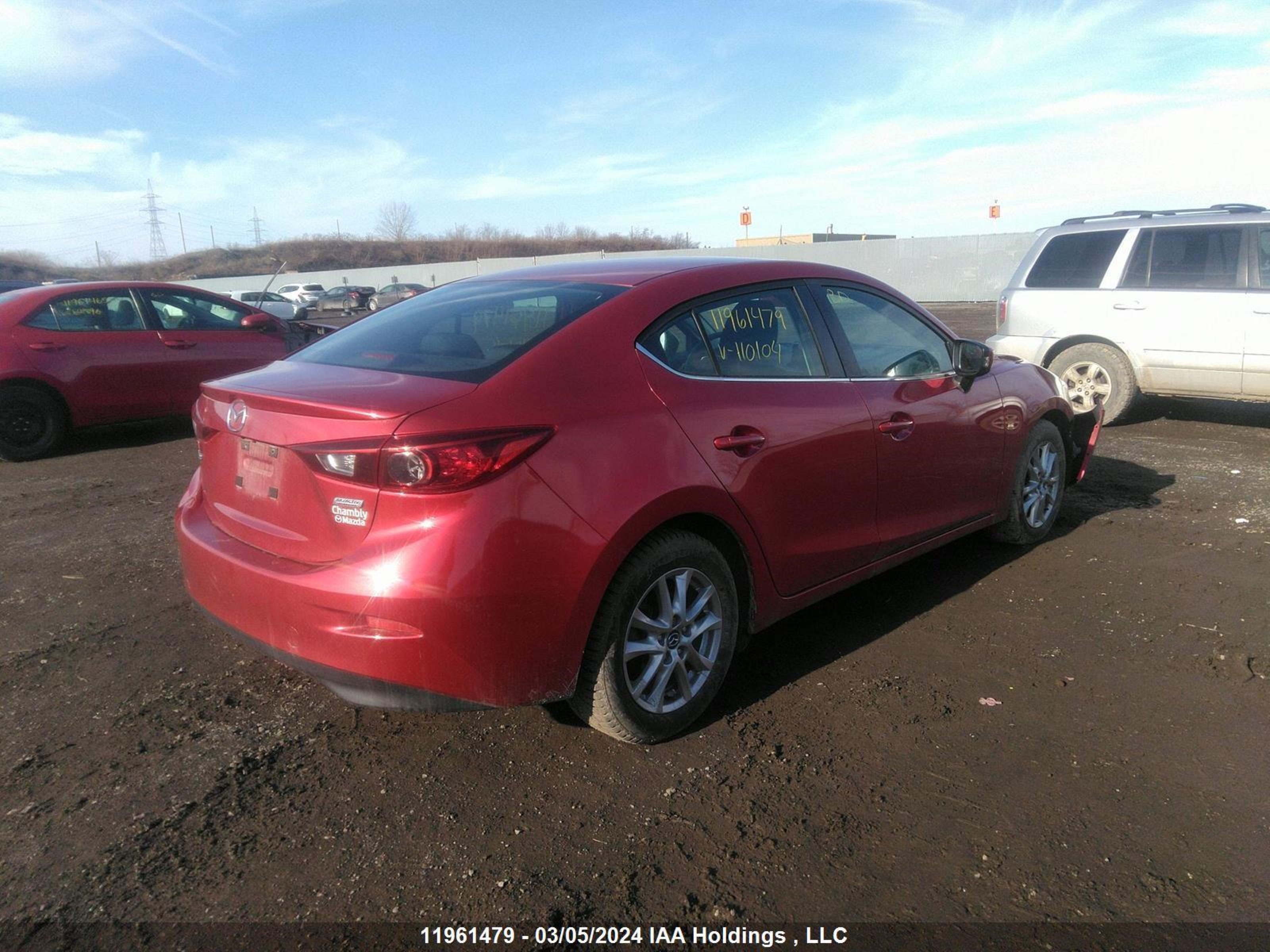 Photo 3 VIN: 3MZBM1V79EM110104 - MAZDA 3 