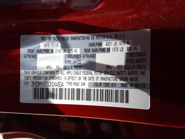 Photo 9 VIN: 3MZBM1X78GM244604 - MAZDA 3 GRAND TO 