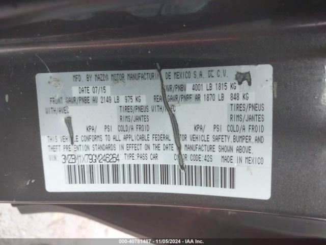 Photo 8 VIN: 3MZBM1X79GM246264 - MAZDA MAZDA3 