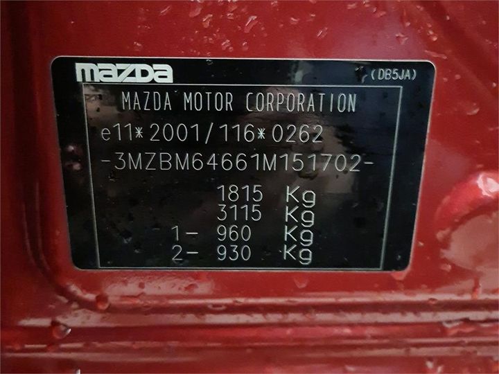 Photo 8 VIN: 3MZBM64661M151702 - MAZDA 3 