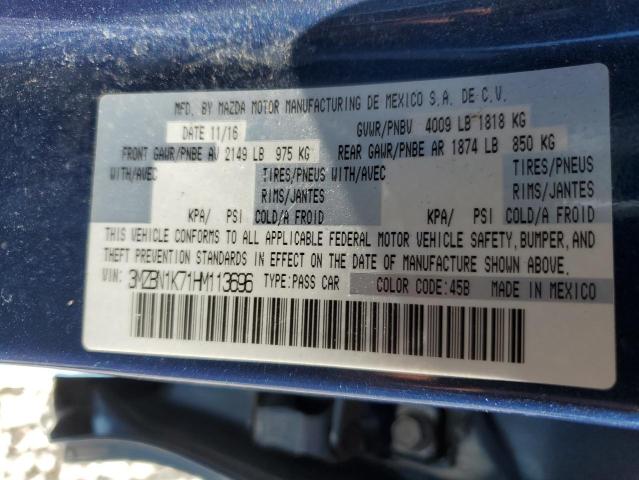 Photo 9 VIN: 3MZBN1K71HM113696 - MAZDA 3 SPORT 