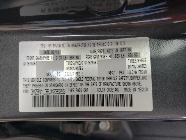 Photo 12 VIN: 3MZBN1L36JM235293 - MAZDA 3 