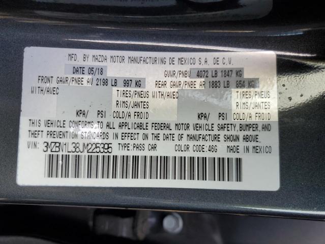 Photo 11 VIN: 3MZBN1L38JM225395 - MAZDA 3 TOURING 