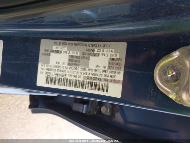 Photo 8 VIN: 3MZBN1L75HM148336 - MAZDA MAZDA3 