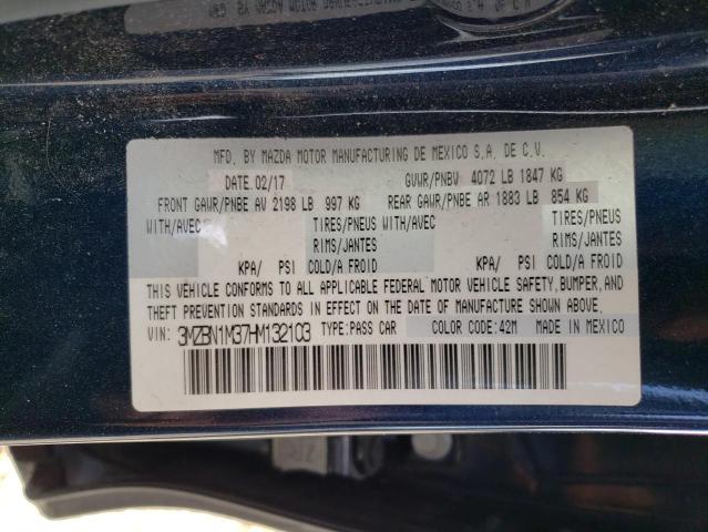 Photo 9 VIN: 3MZBN1M37HM132103 - MAZDA 3 GRAND TO 