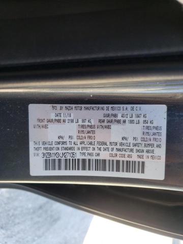 Photo 9 VIN: 3MZBN1M3XJM271051 - MAZDA 3 GRAND TO 