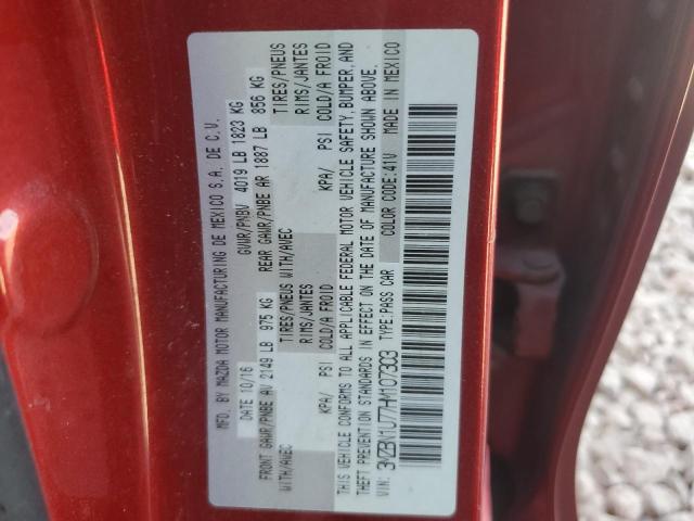 Photo 11 VIN: 3MZBN1U77HM107303 - MAZDA 3 SPORT 