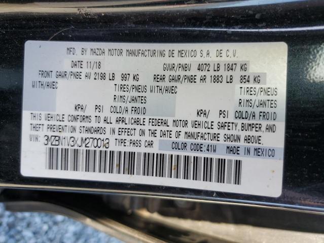 Photo 11 VIN: 3MZBN1V3XJM270013 - MAZDA 3 TOURING 