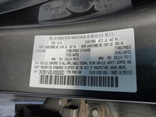 Photo 11 VIN: 3MZBN1W35JM262920 - MAZDA 3 GRAND TO 