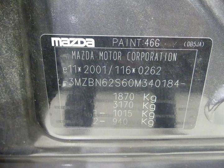 Photo 34 VIN: 3MZBN62S60M340184 - MAZDA 3 SEDAN 