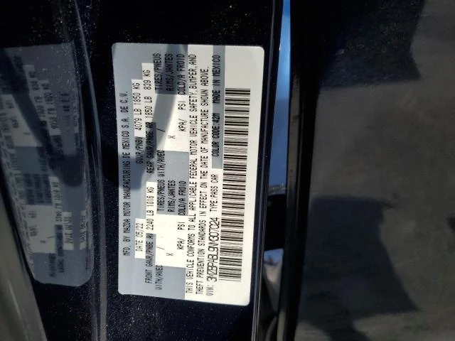 Photo 12 VIN: 3MZBPABL9NM307024 - MAZDA 3 SELECT 