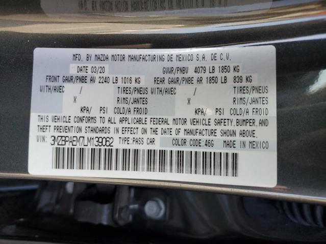 Photo 11 VIN: 3MZBPAEM7LM139062 - MAZDA 3 PREMIUM 