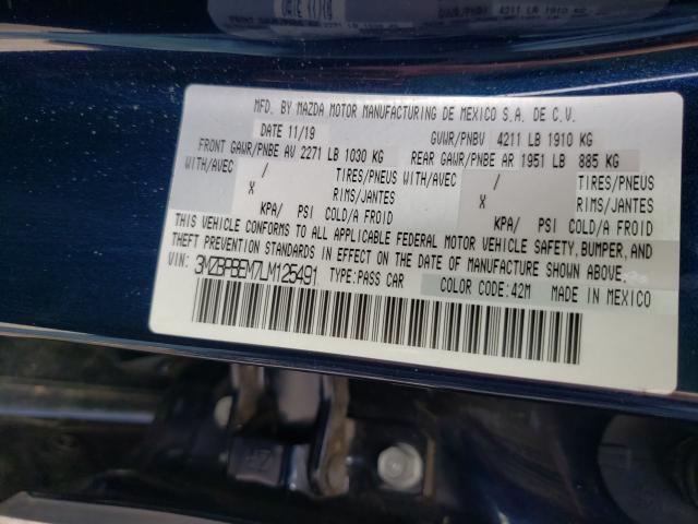 Photo 9 VIN: 3MZBPBEM7LM125491 - MAZDA 3 PREMIUM 