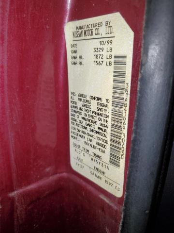 Photo 11 VIN: 3N1AB41D6XL107030 - NISSAN SENTRA BAS 