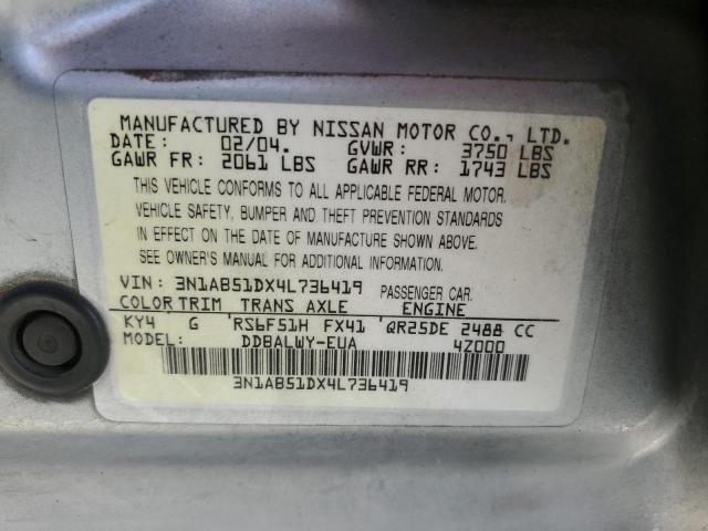 Photo 11 VIN: 3N1AB51DX4L736419 - NISSAN SENTRA 