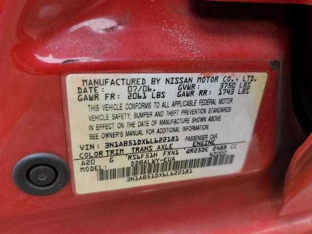 Photo 11 VIN: 3N1AB51DX6L622181 - NISSAN SENTRA 