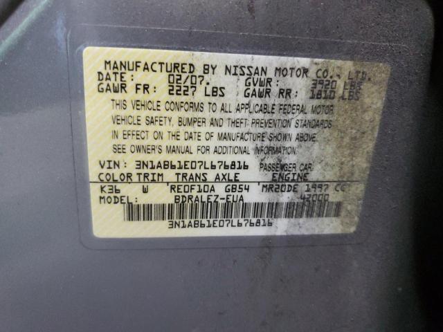 Photo 11 VIN: 3N1AB61E07L676816 - NISSAN SENTRA 