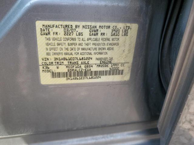 Photo 11 VIN: 3N1AB61E07L681224 - NISSAN SENTRA 2.0 