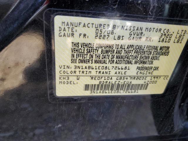 Photo 12 VIN: 3N1AB61E08L726681 - NISSAN SENTRA 