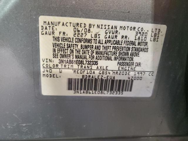 Photo 11 VIN: 3N1AB61E08L732335 - NISSAN SENTRA 