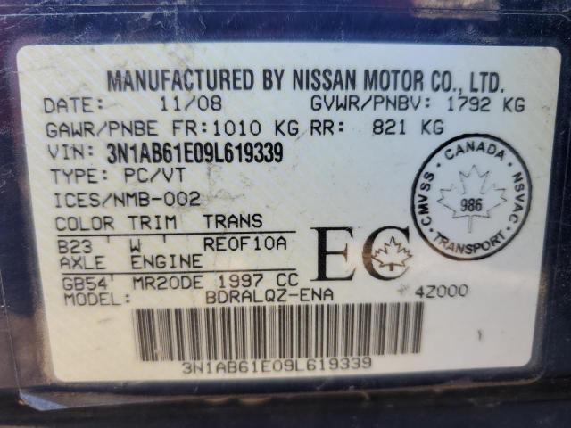 Photo 11 VIN: 3N1AB61E09L619339 - NISSAN SENTRA 2.0 