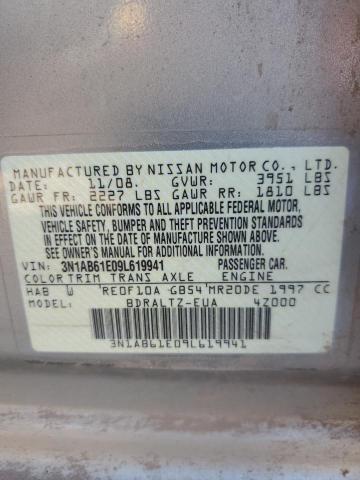 Photo 12 VIN: 3N1AB61E09L619941 - NISSAN SENTRA 