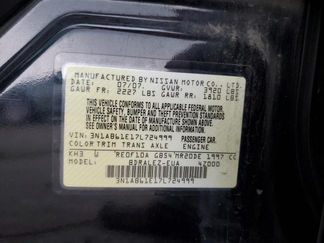 Photo 11 VIN: 3N1AB61E17L724999 - NISSAN SENTRA 2.0 