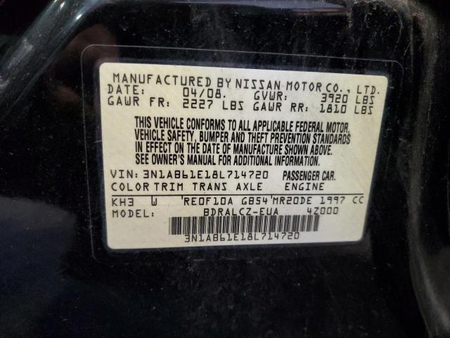 Photo 12 VIN: 3N1AB61E18L714720 - NISSAN SENTRA 2.0 