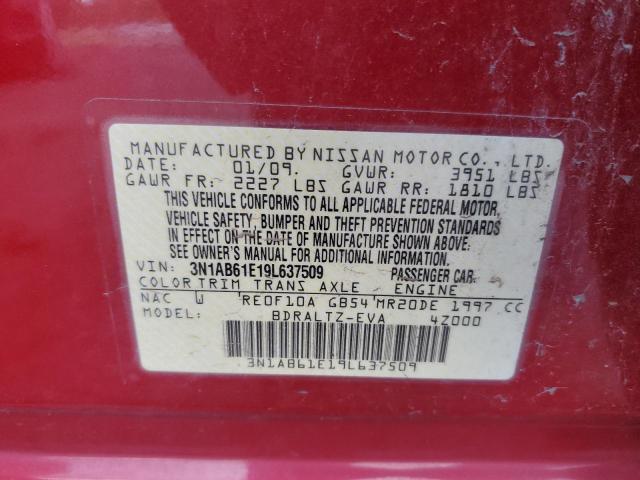 Photo 11 VIN: 3N1AB61E19L637509 - NISSAN SENTRA 2.0 