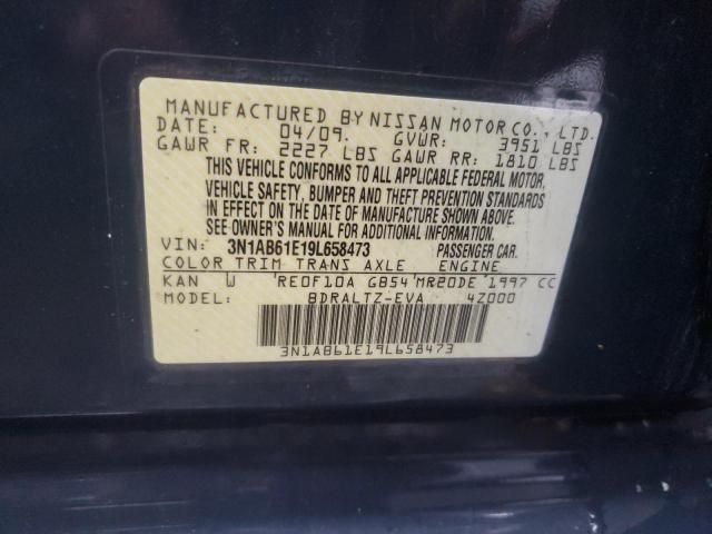 Photo 11 VIN: 3N1AB61E19L658473 - NISSAN SENTRA 