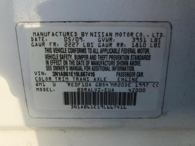 Photo 11 VIN: 3N1AB61E19L667416 - NISSAN SENTRA 