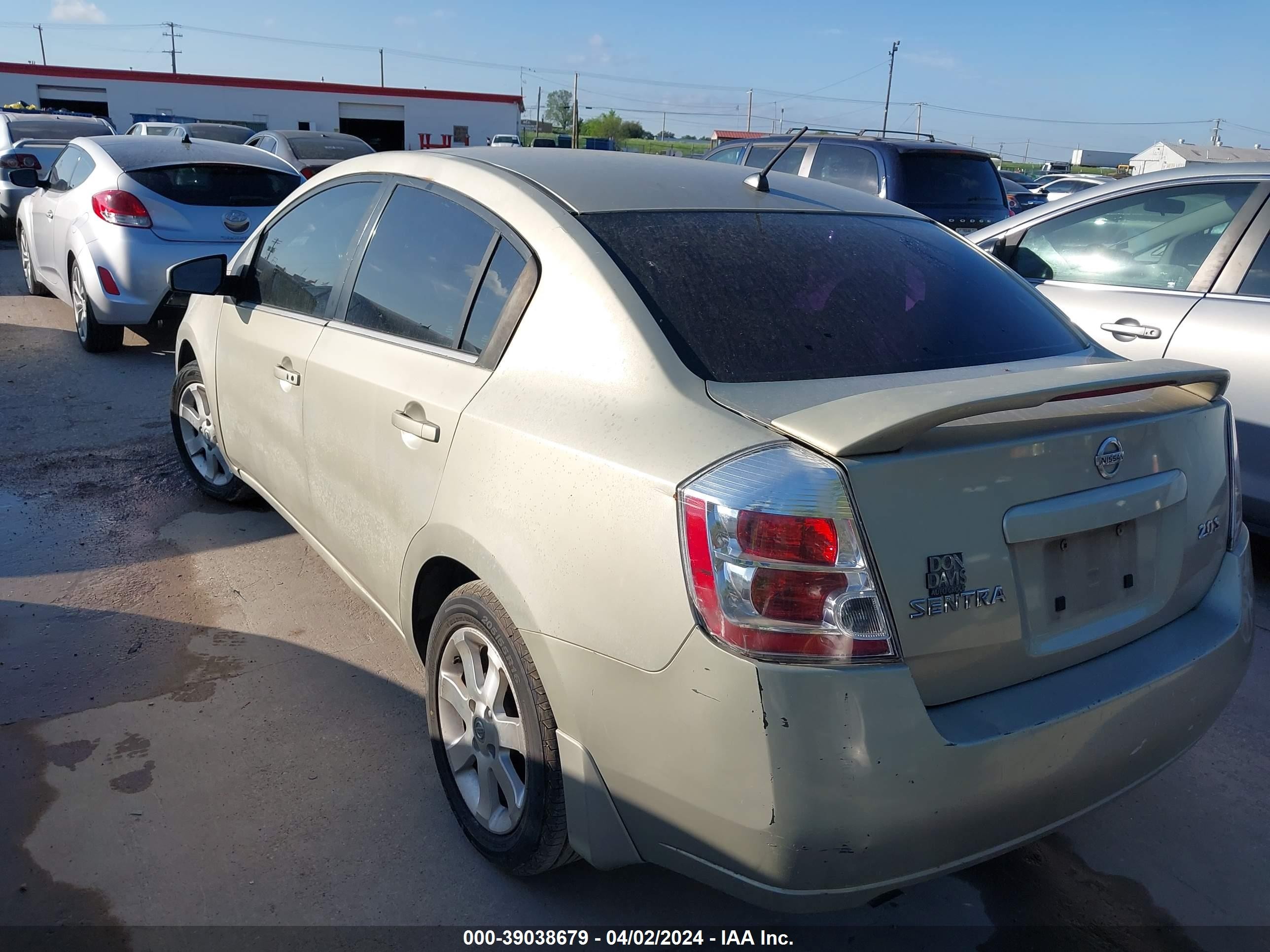 Photo 2 VIN: 3N1AB61E27L656177 - NISSAN SENTRA 