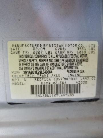 Photo 11 VIN: 3N1AB61E29L649684 - NISSAN SENTRA 2.0 