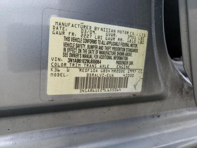 Photo 12 VIN: 3N1AB61E29L655064 - NISSAN SENTRA 2.0 