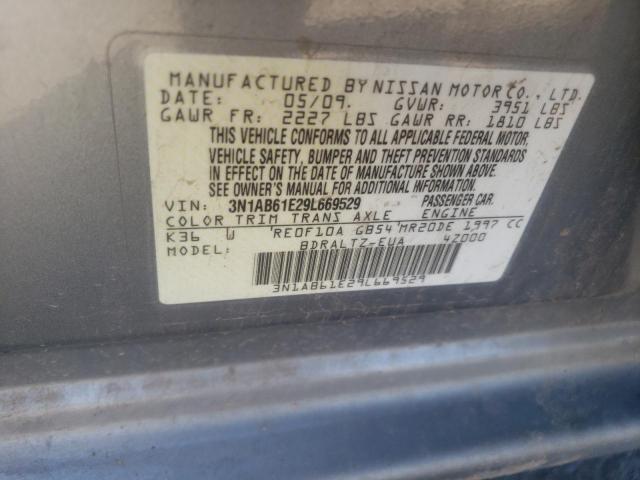 Photo 11 VIN: 3N1AB61E29L669529 - NISSAN SENTRA 