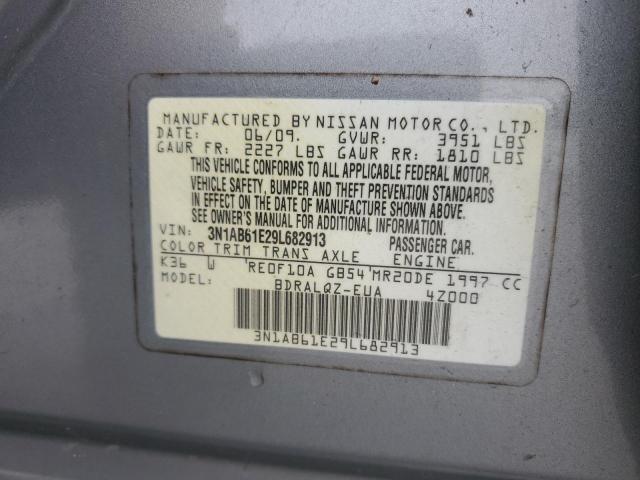 Photo 11 VIN: 3N1AB61E29L682913 - NISSAN SENTRA 2.0 