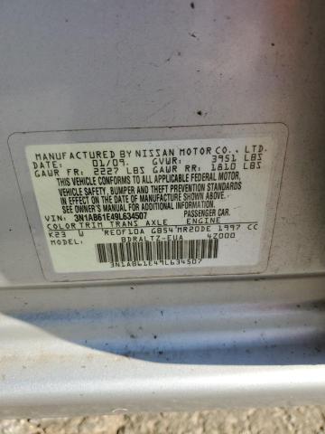 Photo 11 VIN: 3N1AB61E49L634507 - NISSAN SENTRA 