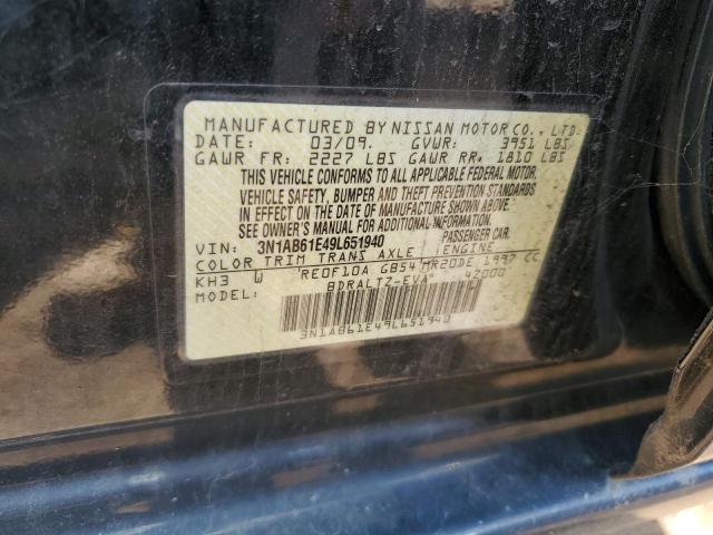 Photo 11 VIN: 3N1AB61E49L651940 - NISSAN SENTRA 