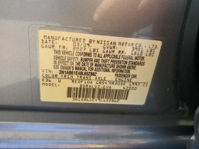 Photo 11 VIN: 3N1AB61E49L652862 - NISSAN SENTRA 