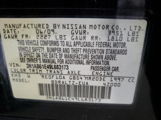 Photo 11 VIN: 3N1AB61E49L683173 - NISSAN SENTRA 