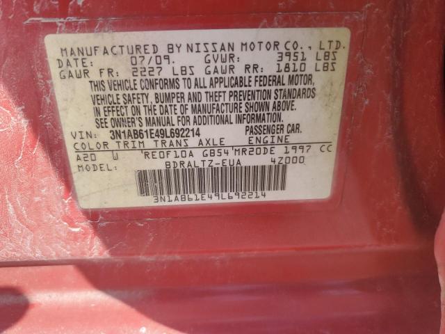 Photo 11 VIN: 3N1AB61E49L692214 - NISSAN SENTRA 2.0 