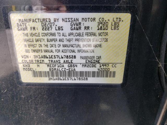 Photo 11 VIN: 3N1AB61E57L678528 - NISSAN SENTRA 