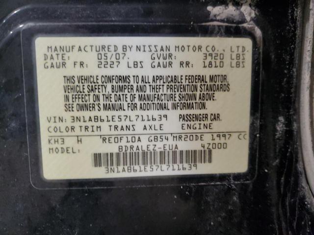 Photo 11 VIN: 3N1AB61E57L711639 - NISSAN SENTRA 