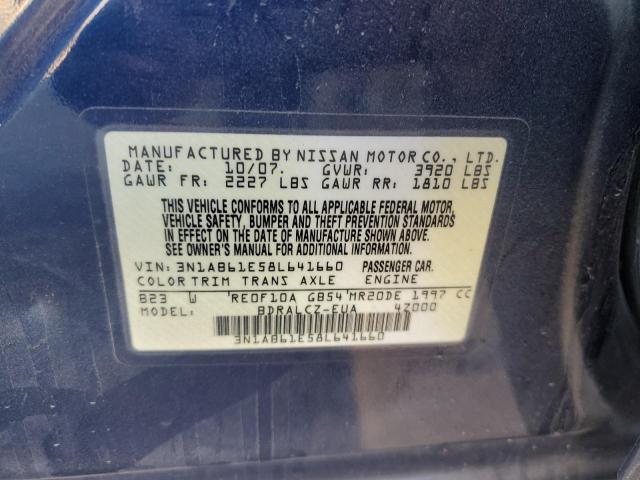 Photo 11 VIN: 3N1AB61E58L641660 - NISSAN SENTRA 2.0 