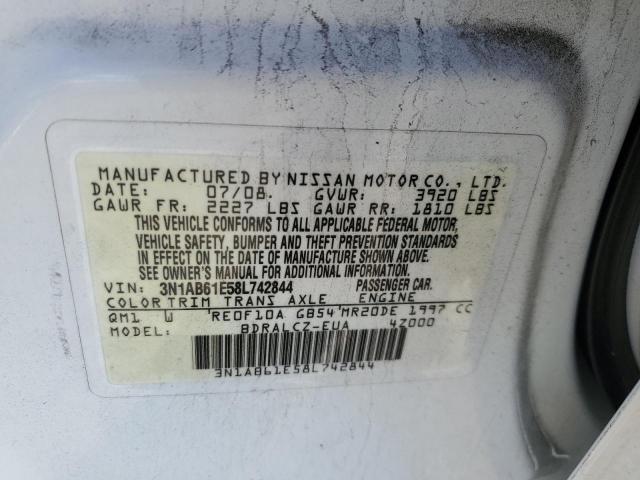 Photo 11 VIN: 3N1AB61E58L742844 - NISSAN SENTRA 