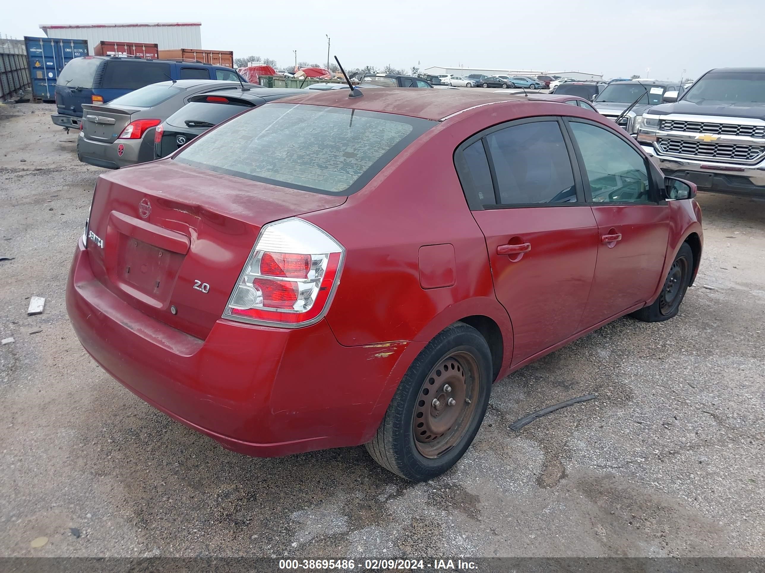 Photo 3 VIN: 3N1AB61E67L605801 - NISSAN SENTRA 