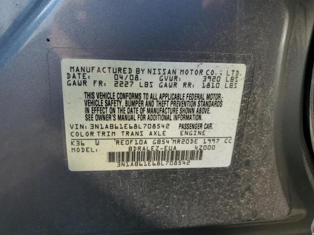 Photo 11 VIN: 3N1AB61E68L708542 - NISSAN SENTRA 